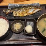 サバ文化干し定食