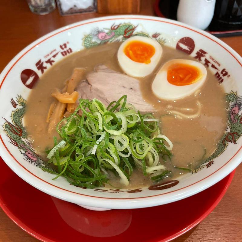 煮卵こってりラーメン(天下一品 守谷店)