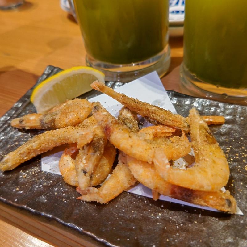 芝海老の唐揚げ(鮨・酒・肴 杉玉 大船)