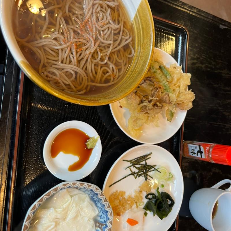 そばと舞茸天セット(一休 )