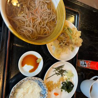 そばと舞茸天セット