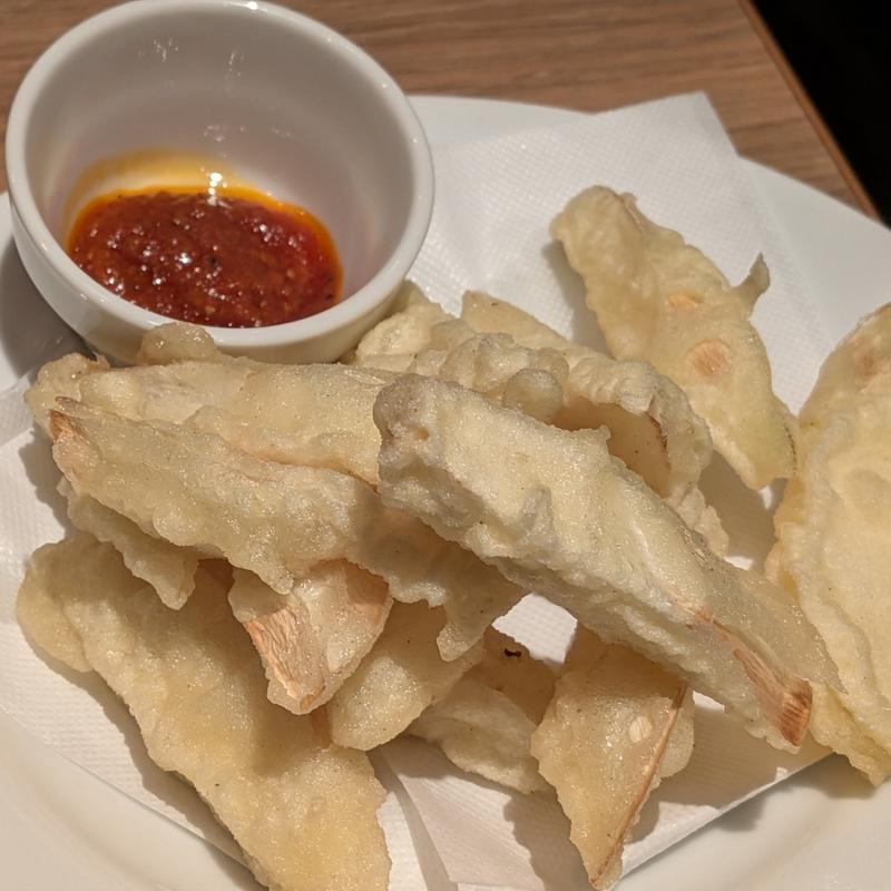 マコモダケの天ぷら(ひつじや 四谷三丁目店 )