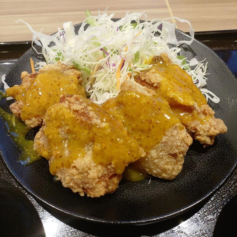 ハニーマスタードから揚げ定食(吉野家 ４号線水沢店 )