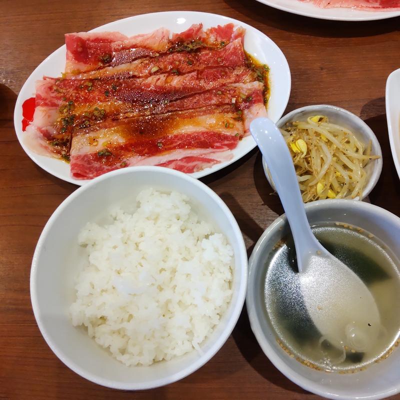 焼き肉ライスセット(焼肉冷麺やまなか家 紫波店)