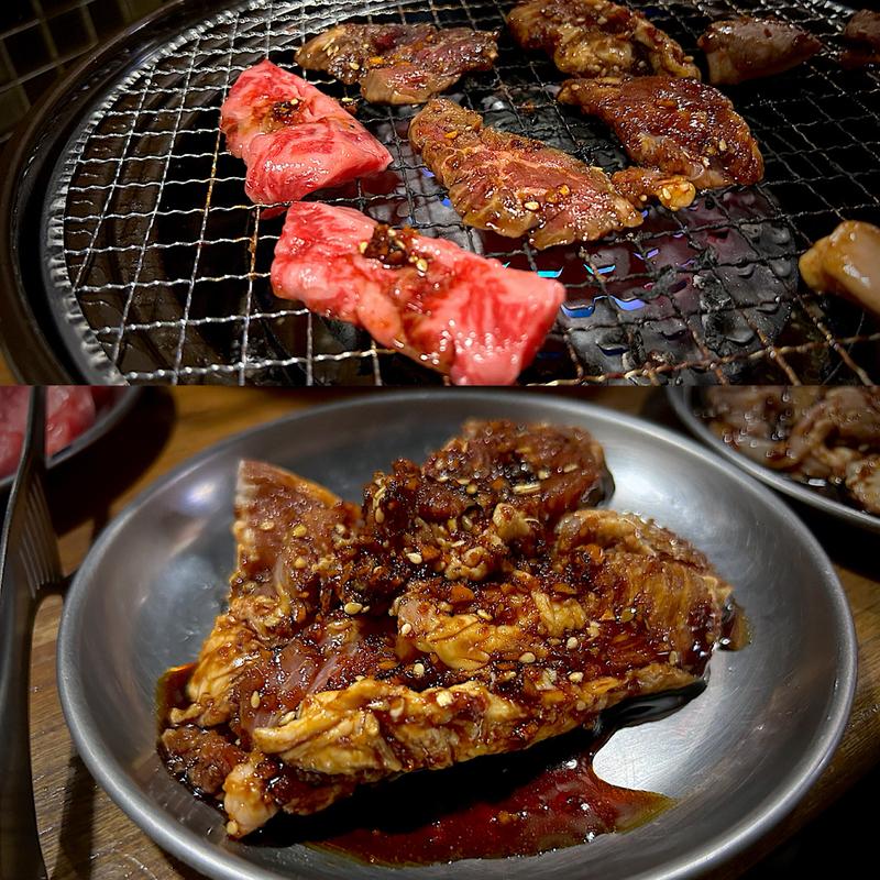 名物アカ(大衆焼肉けむすけ 天童店)