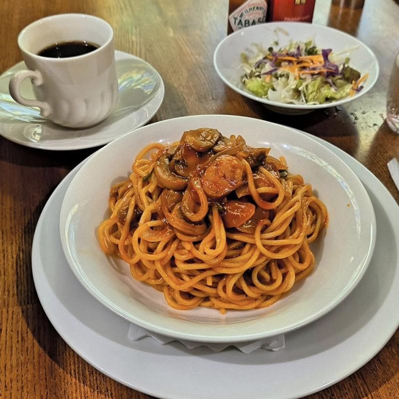 ナポリタンセット(珈琲西武 西新宿店)