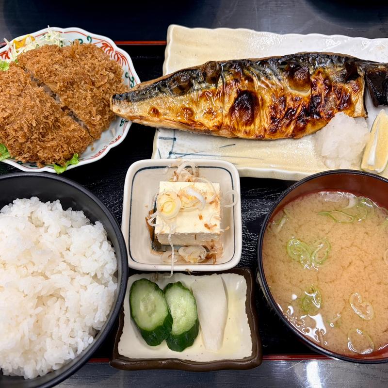 鯖塩焼き定食(御食事処みや川)