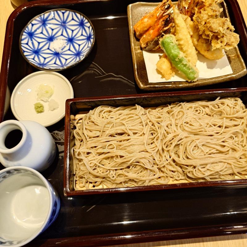 上天ぷらせいろ(蕎麦切り 爾今 （ソバキリ ジコン）)