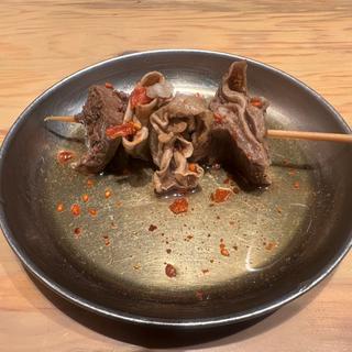 牛すじ串(大衆 焼き肉ホルモン 大松)