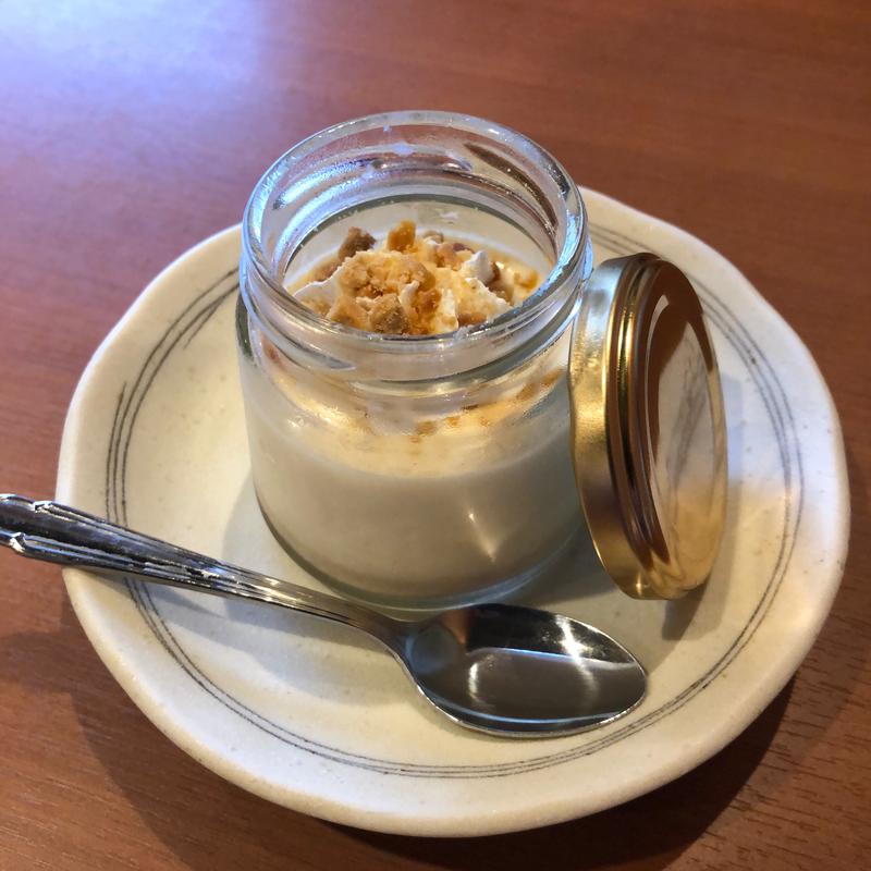 落花生プリン（季節のプリン）(一幸 船橋店)