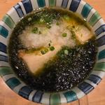 あおさたっぷり揚げ出し豆腐