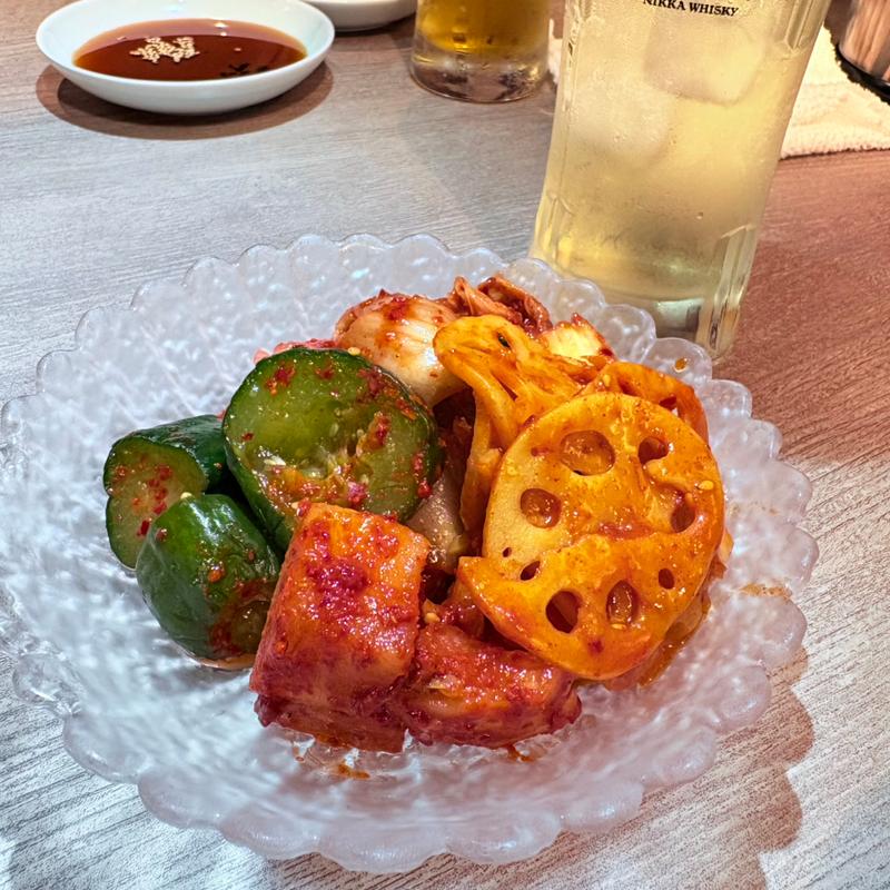 キムチの盛り合わせ(ニューブンゴ 福島本店)