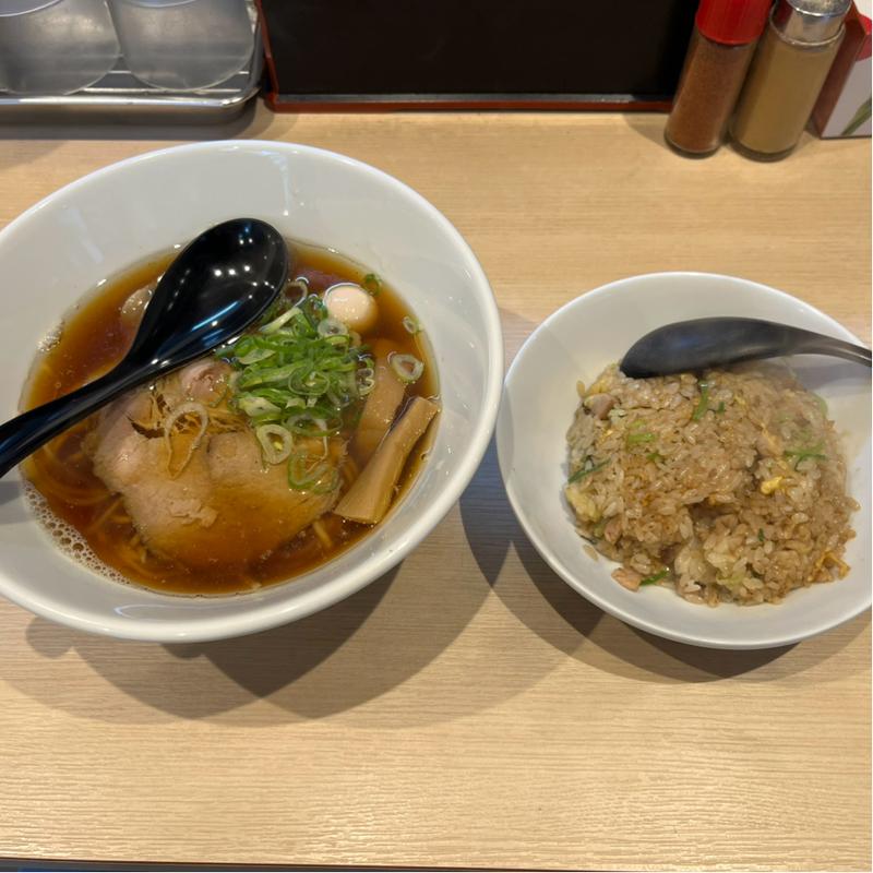 醤油ラーメン　チャーハンセット(らぁ～麺 SHOU )