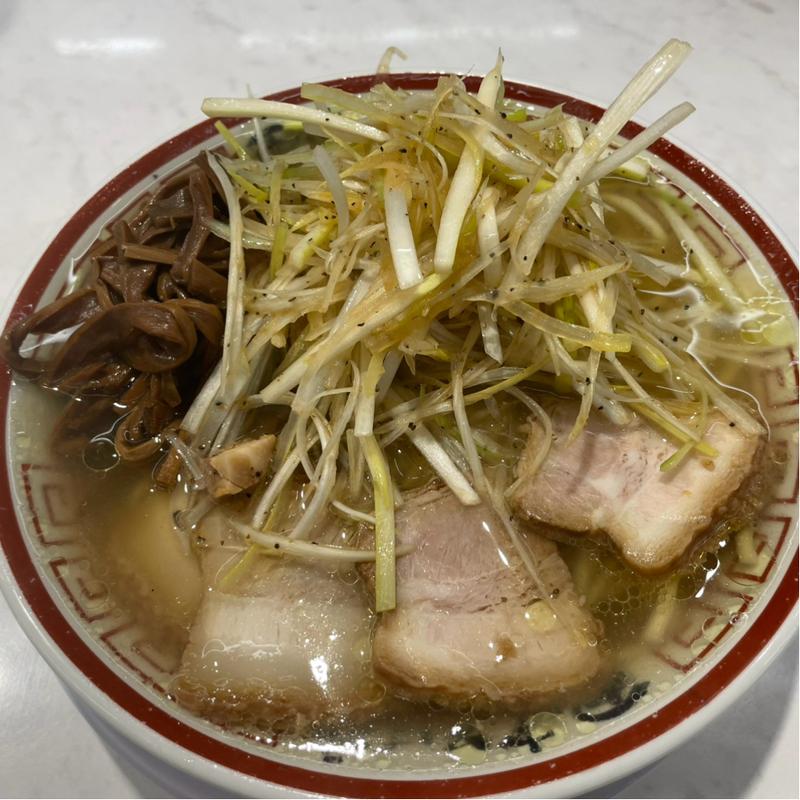 ねぎそば(中華そば専門 田中そば店 荒川沖店)