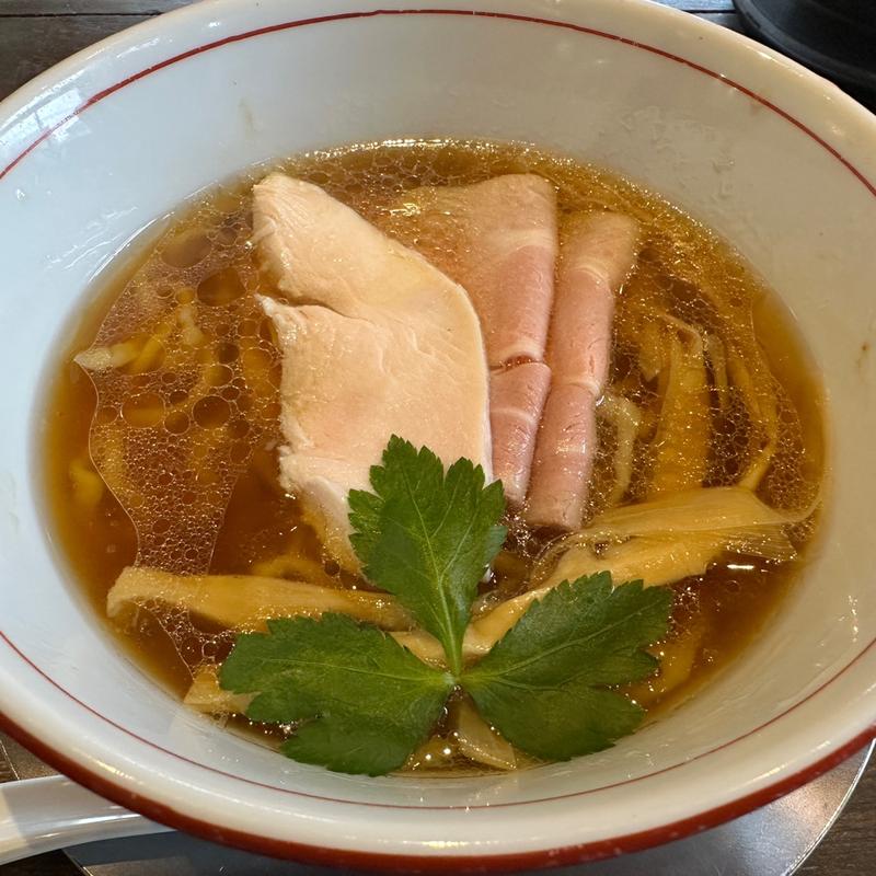 鶏そば醤油(自家製麺 オオモリ製作所 壬生店)