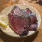 戻り鰹の燻製カルパッチョ