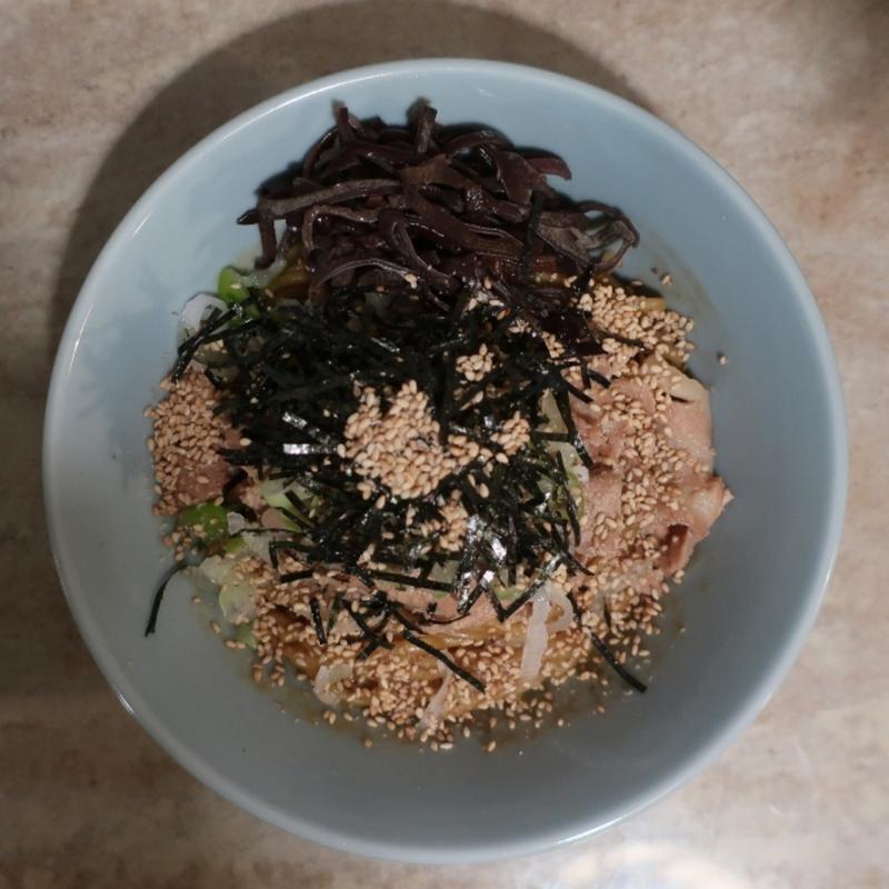 肉まぜそば並盛り(200g)(麺尊RAGE 神田 肉まぜ 交点)