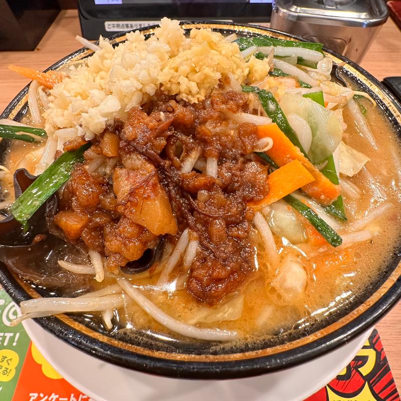 濃厚味噌タンメン(大志軒 白河店)