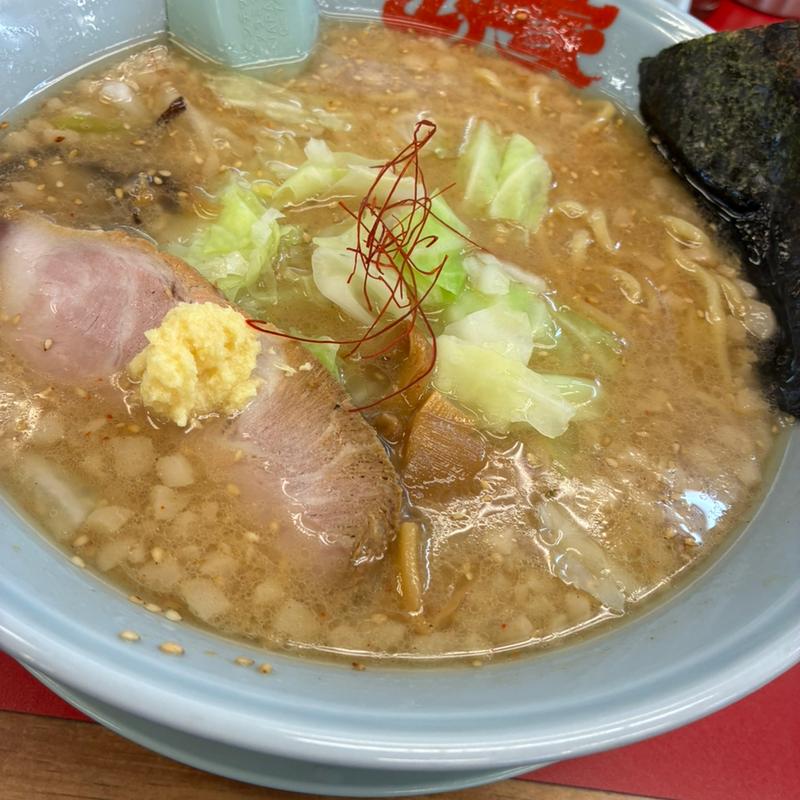 濃厚白みそとんこつラーメン(ラーメン山岡家 四日市塩浜店)