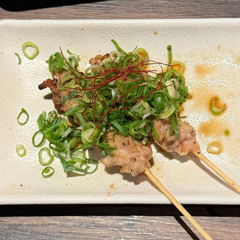 せせりねぎポン酢(炭火焼鳥 まさや 福島店)