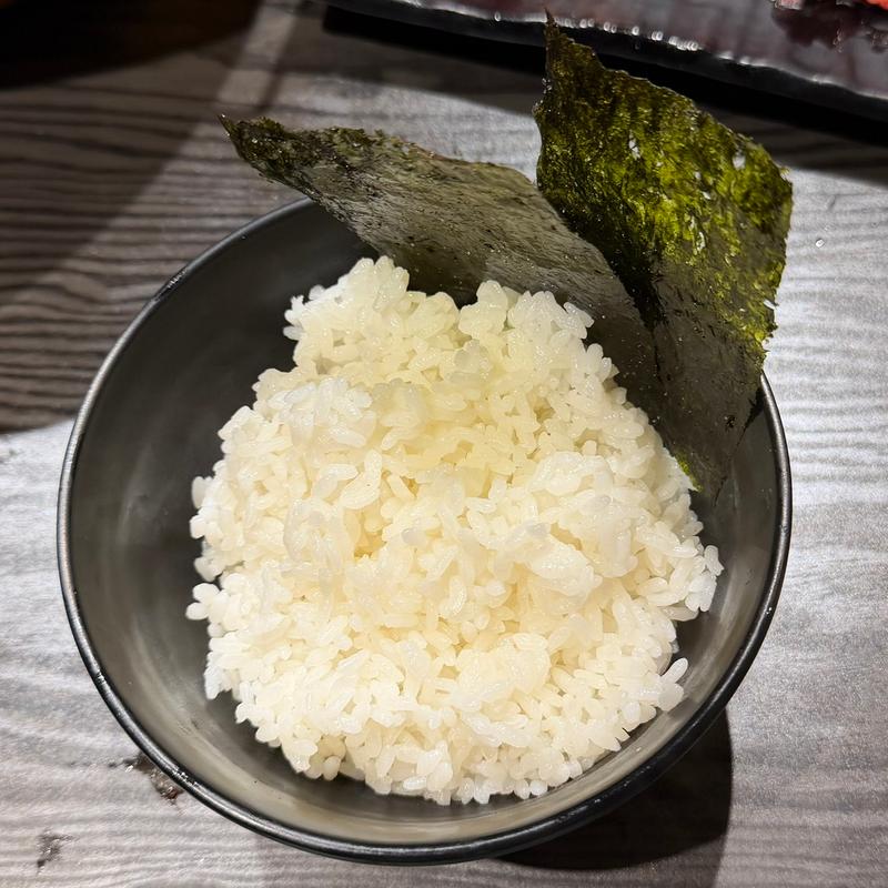 白ご飯と韓国海苔【中】(肉屋金星 福島店)