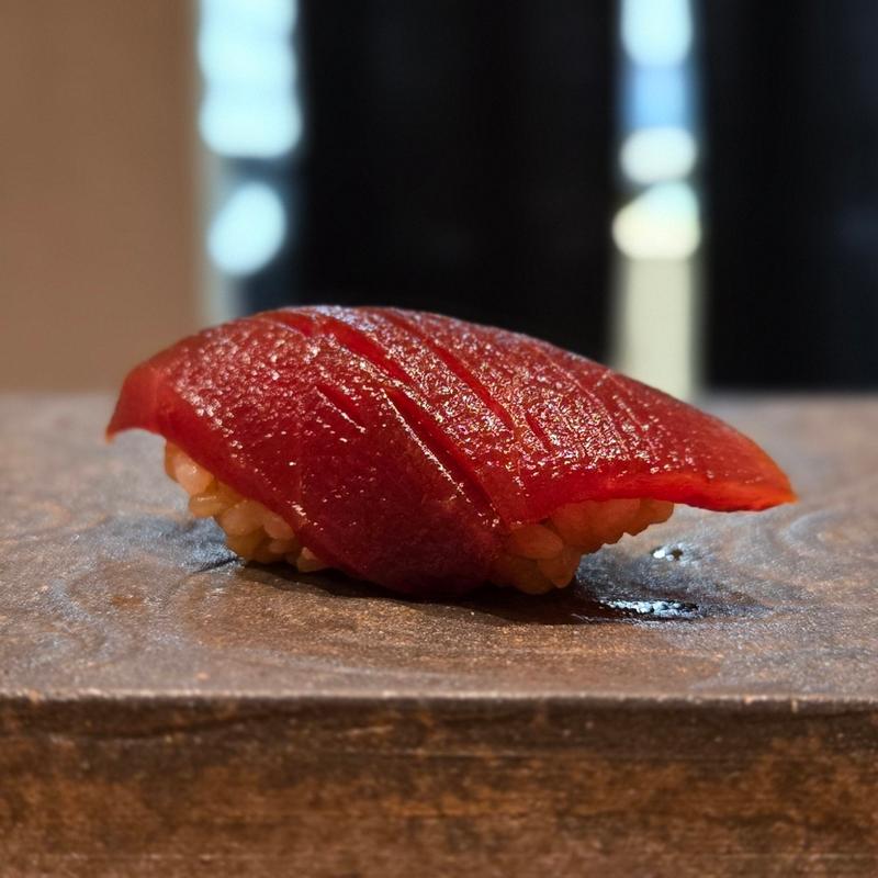 まぐろ赤身漬け(寿司赤酢・大阪なんばPREMIUM)