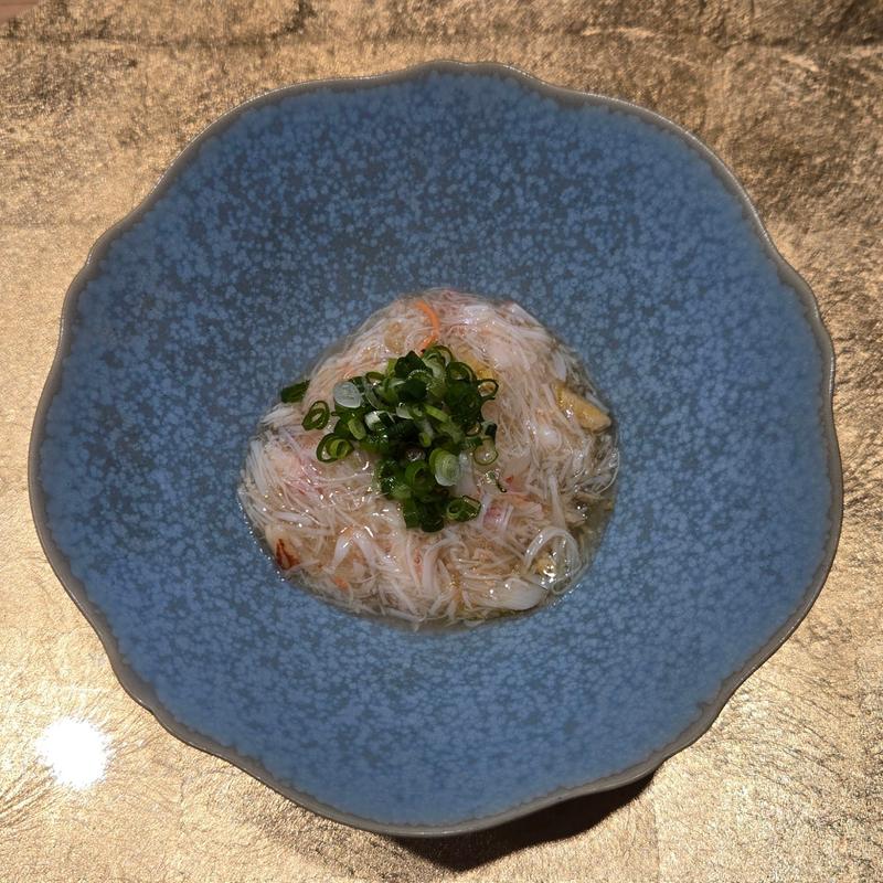 毛ガニの餡かけ(寿司赤酢・大阪なんばPREMIUM)