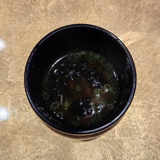味噌汁(寿司赤酢・大阪なんばPREMIUM)