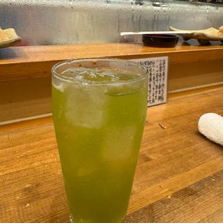緑茶ハイ(千成寿司本店)