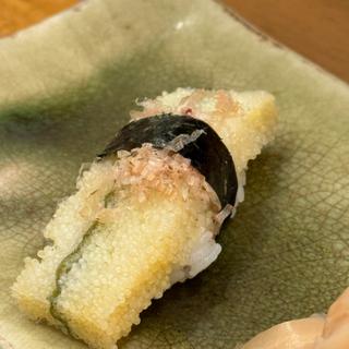 子持ち昆布の握り(千成寿司本店)