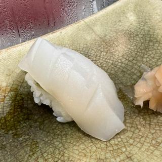 イカの握り(千成寿司本店)