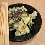 お通し(串焼き 炊き餃子　おくちゃん)