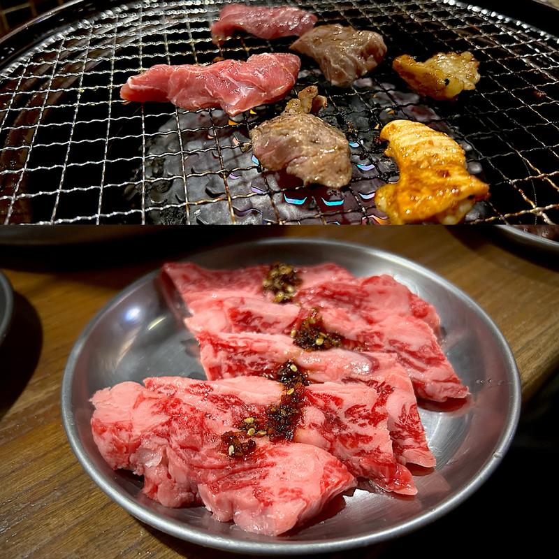 国産牛カルビ(大衆焼肉けむすけ 天童店)