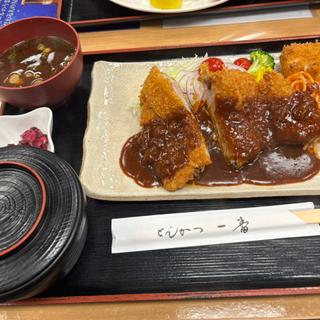 ヒレとんかつセット 150g(とんかつ一番 天神ノ森店 (とんかついちばん))