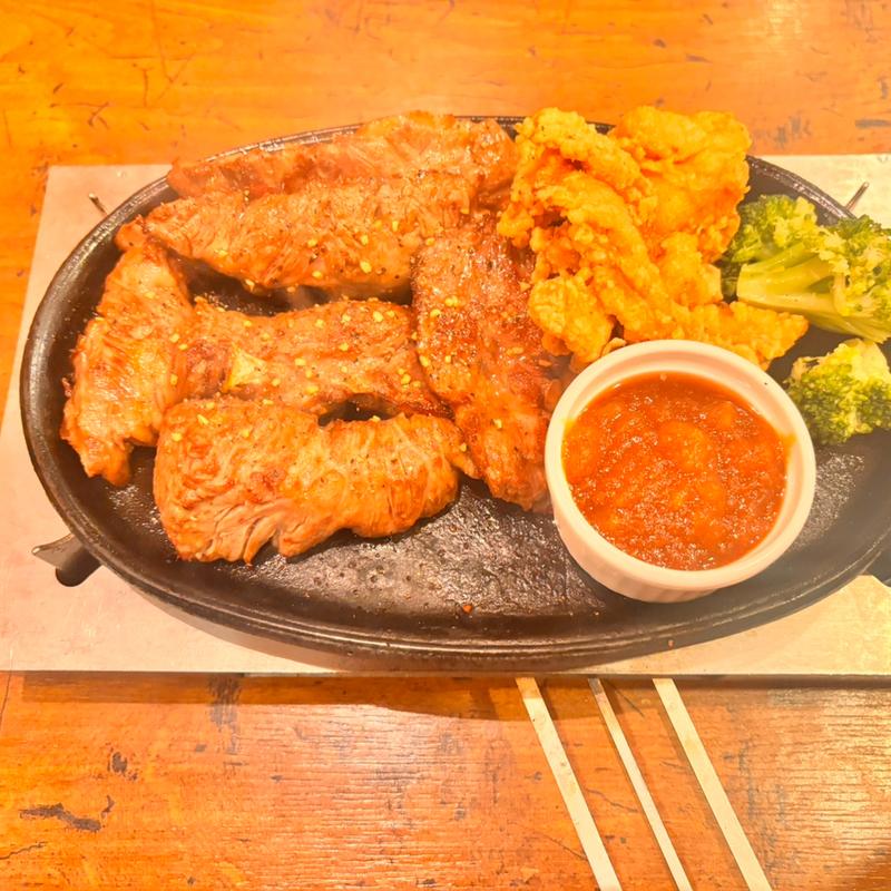 MAXカットステーキ250g(ステーキMAXイオン新百合ヶ丘店)