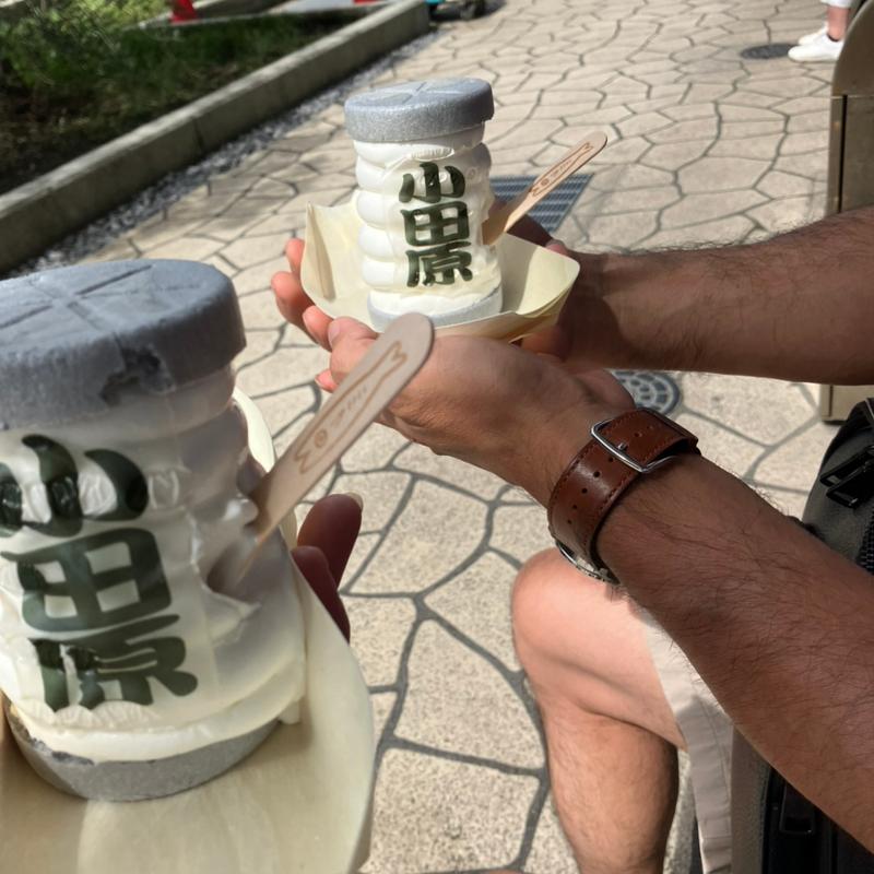 トトコの提灯ソフトクリーム(小田原漁港　とと丸食堂)