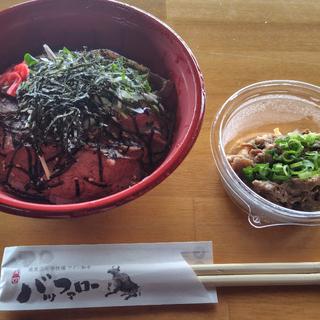 サーロインと10秒ロースのWダブル炙り！黒毛和牛極旨丼