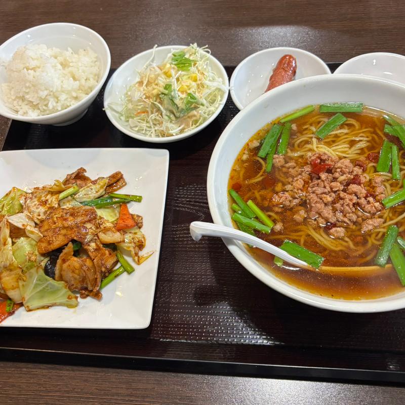 台湾ラーメンと回鍋肉ランチ(盛龍)
