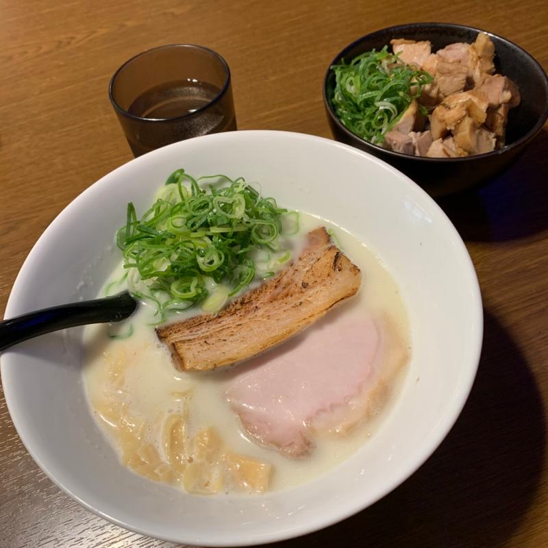 鶏白湯らあめん塩(らあめん彩鶏どり（旧店名：らあめん こそっと）)
