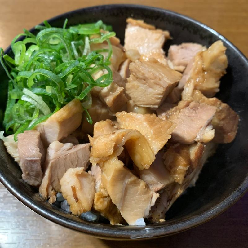 ミニチャーシュー丼(らあめん彩鶏どり（旧店名：らあめん こそっと）)