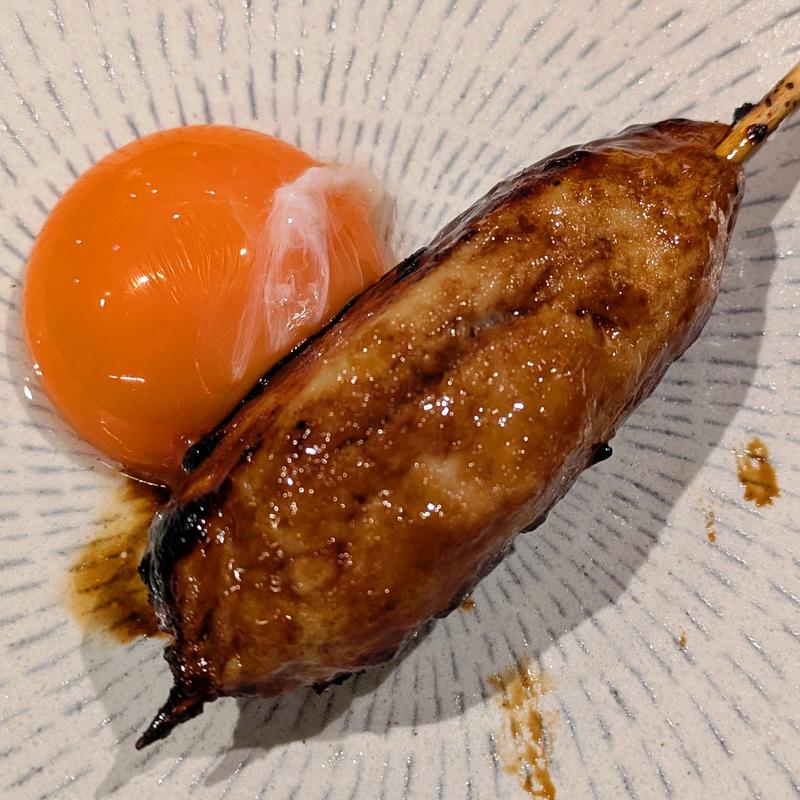 月見つくね(やきとり家 すみれ 池上店 )