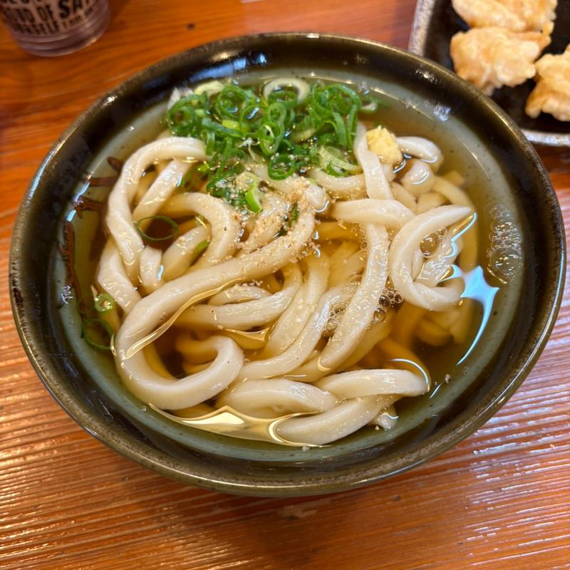 かけうどん　あつあつ(うどんうさぎ)