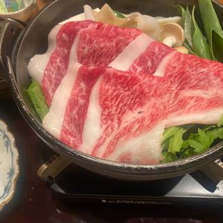 (すき焼きと牛まぶし ももしき)