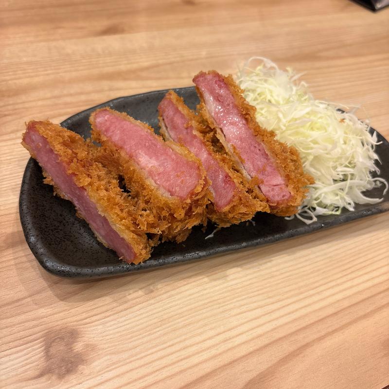ハムかつ(とんかつ まるや 西新宿店)