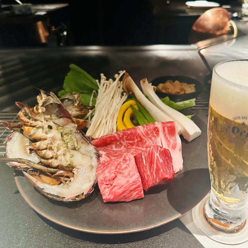 本日の食材(鉄板焼 まつ尾)