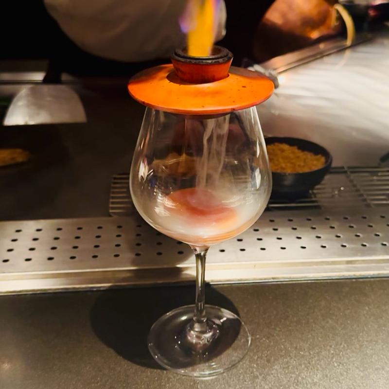 燻製極み卵(鉄板焼 まつ尾)