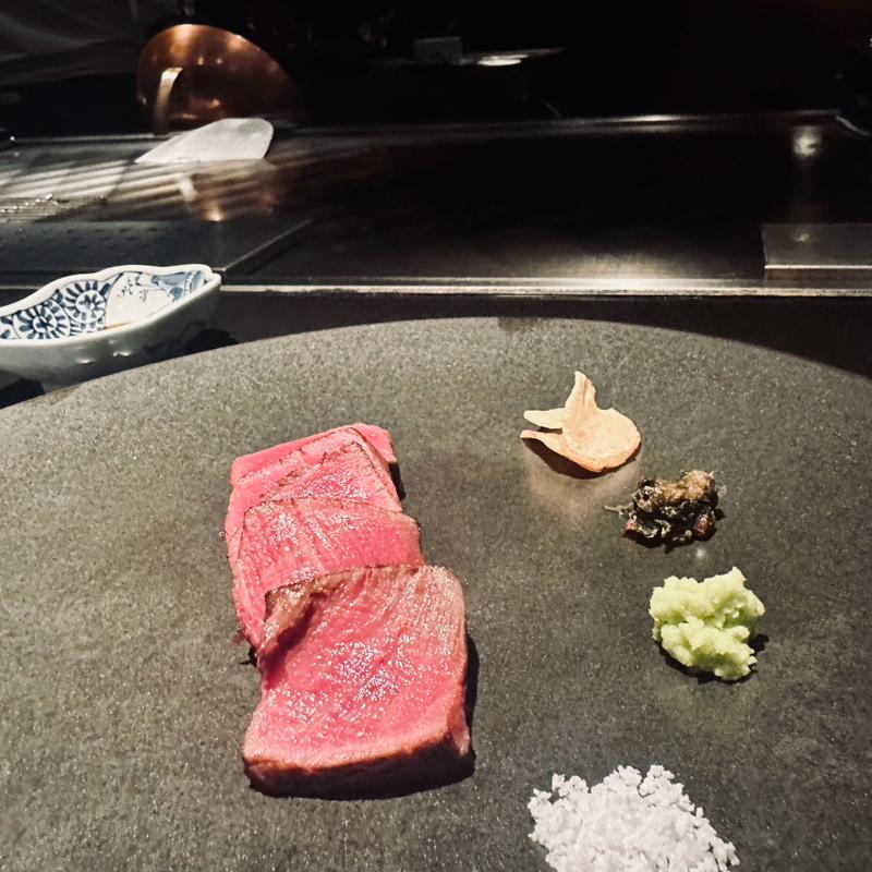 赤城牛フィレ(鉄板焼 まつ尾)