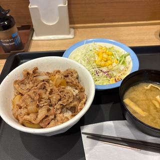 牛めしランチセット並(松屋 渋谷清水橋店 )