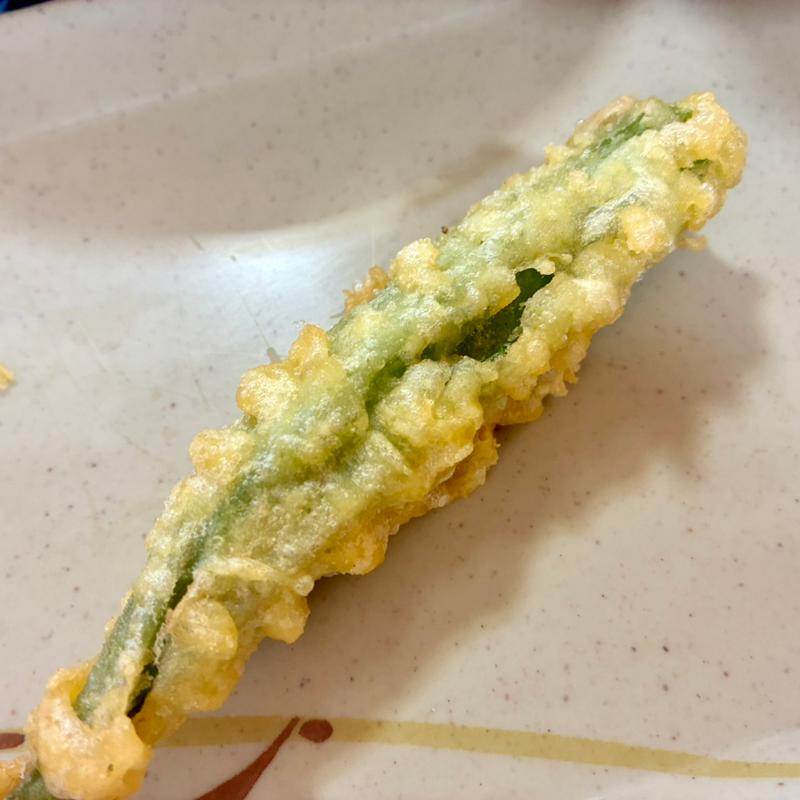 オクラ天(はなまるうどん 滋賀東草津店 )