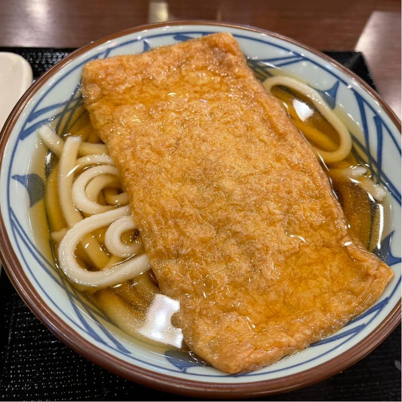 きつねうどん（並）(丸亀製麺六本木ティーキューブ)